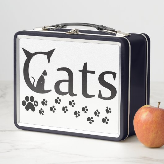 katten Metalen Lunchbox (In situ)