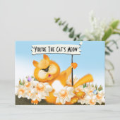 Katten Miauw Grappige Verjaardag (Staand voorkant)