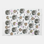 Katten Miauw Keuken Handdoek (Horizontaal)