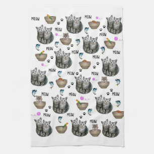 Katten Miauw Keuken Handdoek