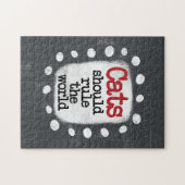 Katten moeten de wereld puzzel regeren (Horizontaal)