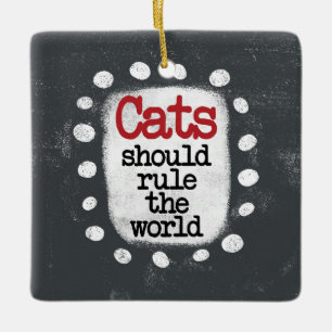 Katten moeten het Ornament regeren