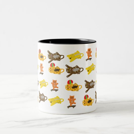 Katten mok Herhaal cartoon (Center)