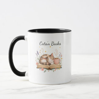 Katten 'n Boeken Gezellige Slaapkat Boekenmok Mok