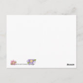 Katten "n" Honden ・ Kat met kite Briefkaart (Achterkant)