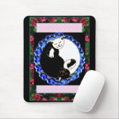 katten n roos muismat (Met muis)