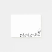 Katten na het lokaas post-it® notes (Voorkant)