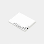 Katten na het lokaas post-it® notes (Schuin)