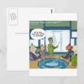 Katten Natural Enemy Funny Briefkaart (Voorkant / Achterkant)