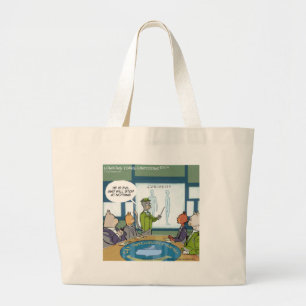 Katten Natuurlijke Vijand Grappig Grote Tote Bag
