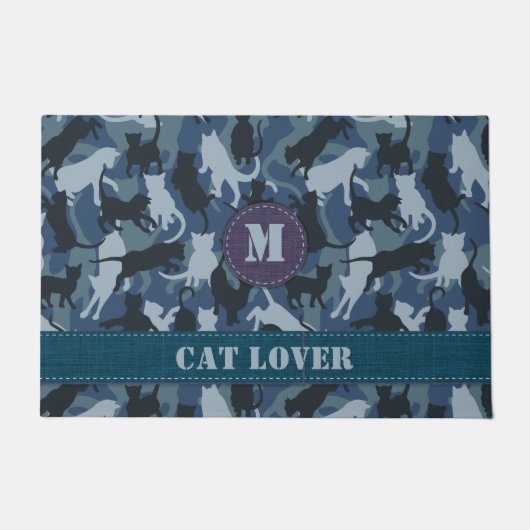 Katten Navy Camouflage Deurmat (Voorkant)
