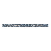 Katten Navy Camouflage Satin Ribbon Satijnen Lint (Voorkant)