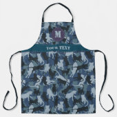Katten Navy Camouflage Schort (Voorkant)