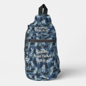 Katten Navy Camouflage Sling Bag (Voorkant)