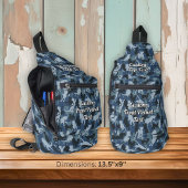 Katten Navy Camouflage Sling Bag