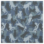 Katten Navy Camouflage Stof (Swatch)