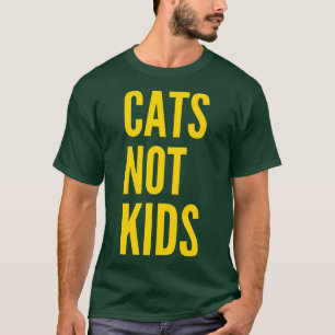 Katten niet Kinder T-shirt