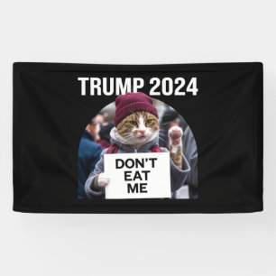 Katten Niet Opeten Voor Trump 2024  Spandoek