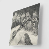 Katten Nightmare. Louis Wain Vierkante Klok (Hoek)