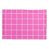 Katten noemen Roze Geometrische Memphis Pattern Kussensloop (Achterkant-Links)