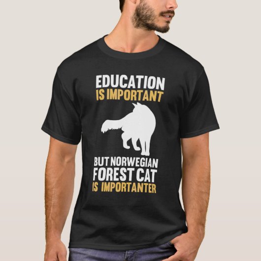 Katten Noorse Boskat T-shirt (Voorkant)