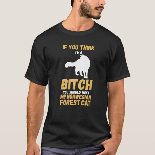 Katten Noorse Boskat T-shirt (Voorkant)