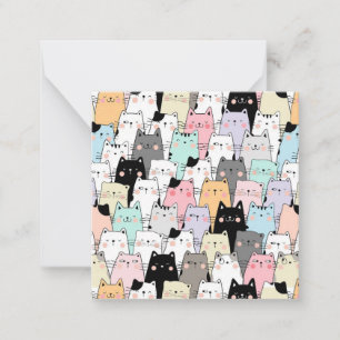 Katten Notitiekaartje