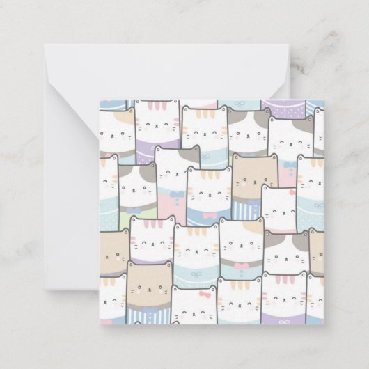 Katten Notitiekaartje (Voorkant)