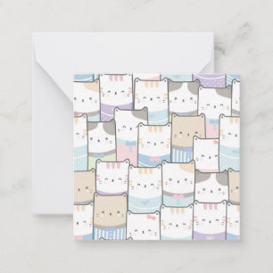 Katten Notitiekaartje
