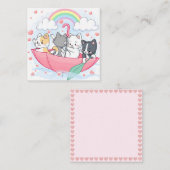 Katten Notitiekaartje (Voorkant / Achterkant)