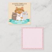 Katten Notitiekaartje (Voorkant / Achterkant)