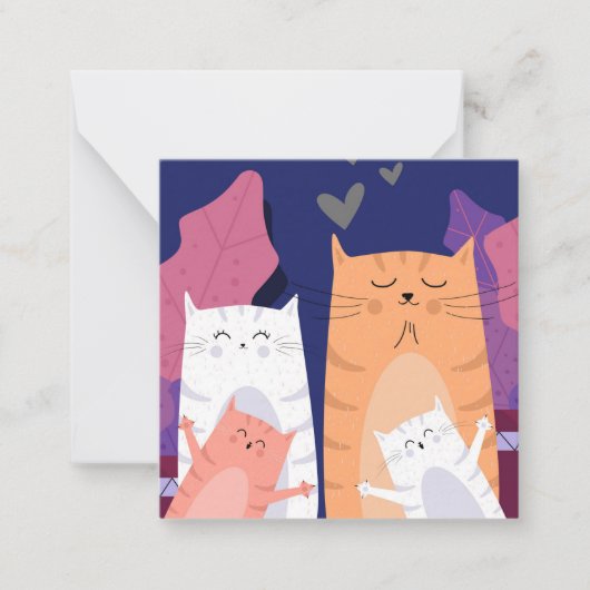Katten Notitiekaartje (Voorkant)