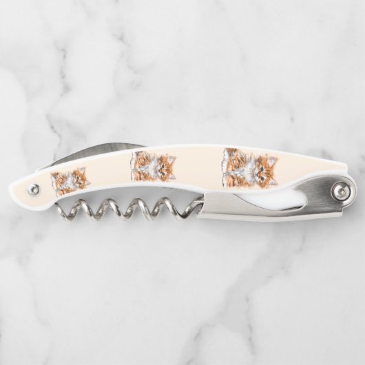 Katten Ober Kurkentrekker (Achterkant)