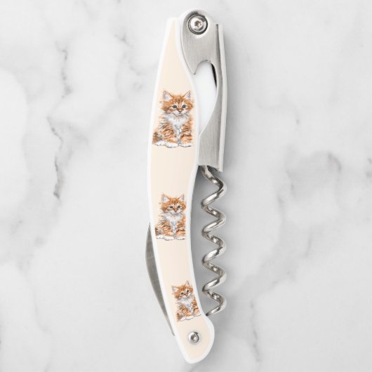 Katten Ober Kurkentrekker (Achterkant)