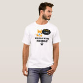 Katten om de hele wereld uniform te blijven t-shirt (Voorkant volledig)