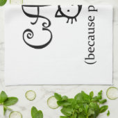 Katten, omdat mensen klote zijn theedoek (Gevouwen)