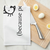 Katten, omdat mensen klote zijn theedoek (Quarter Fold)