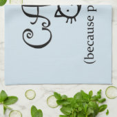 Katten omdat mensen sucks theedoek (Gevouwen)