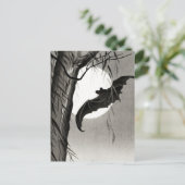 Katten onder de volle maan schilderen door Ohara K Briefkaart (Staand voorkant)