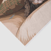 katten onder dekens tissuepapier (Detail)