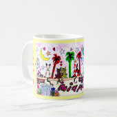 Katten onder Miami Moon... Koffiemok (Voorkant links)