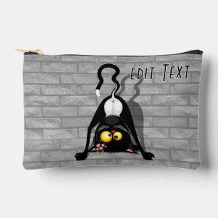Katten Ondersteboven Grappige Cartoon Karakter Etui