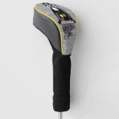 Katten Ondersteboven Grappige Cartoon Karakter Golfheadcover (Schuin)
