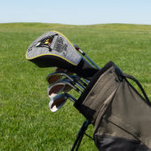 Katten Ondersteboven Grappige Cartoon Karakter Golfheadcover (Insitu)