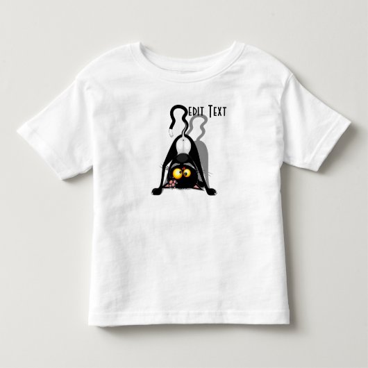 Katten Ondersteboven Grappige Cartoon Karakter Kinder Shirts (Voorkant)