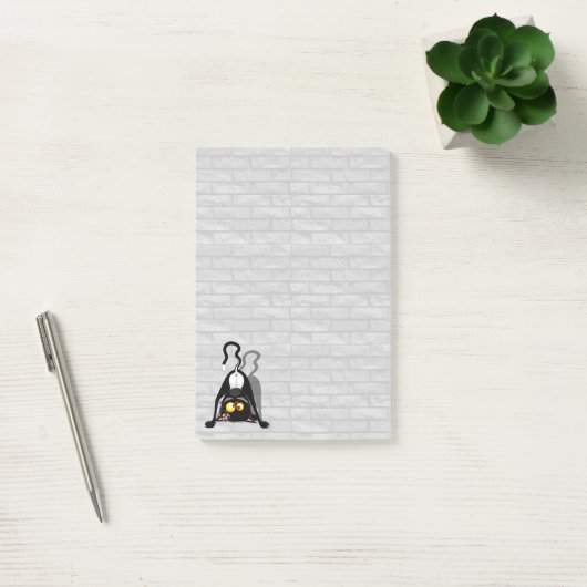 Katten Ondersteboven Grappige Cartoon Karakter Post-it® Notes (Kantoor)