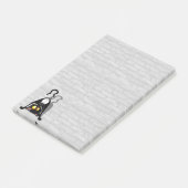 Katten Ondersteboven Grappige Cartoon Karakter Post-it® Notes (Schuin)