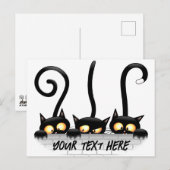 Katten Ondeugende, Speelse en Grappige Karakters Briefkaart (Voorkant / Achterkant)