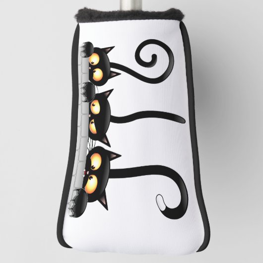 Katten Ondeugende, Speelse en Grappige Karakters Golfheadcover (Draai 90)