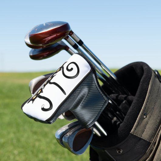 Katten Ondeugende, Speelse en Grappige Karakters Golfheadcover (Insitu)